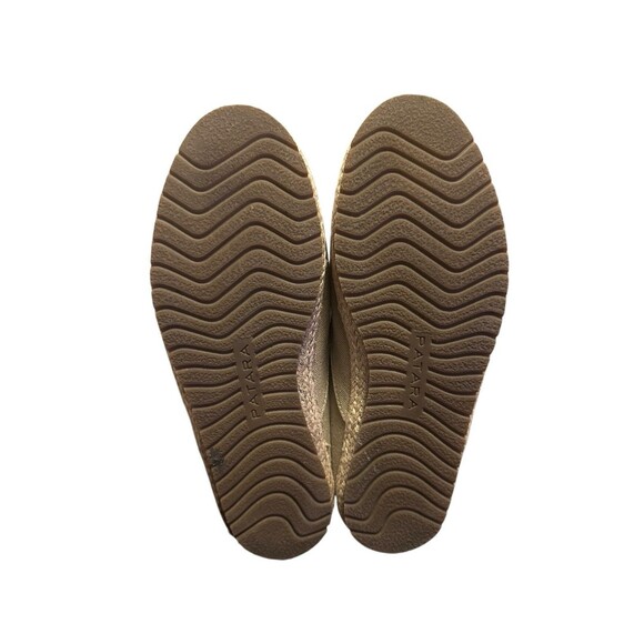 patara Tan Palm Seeker Embroidered Palm Tree Slip On Shoes Rare HTF Size 9 - Picture 8 of 14